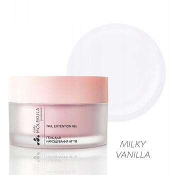 Molekula Professional Builder Gel Č.. 14 Milky Vanilla, 30 ml (Stavební gel na nehty, mléčná vanilka)