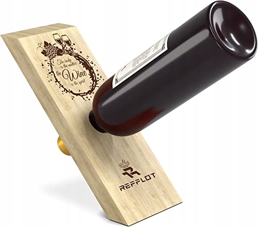 

Naturalny Drewniany Stojak Na Wino Dekoracja