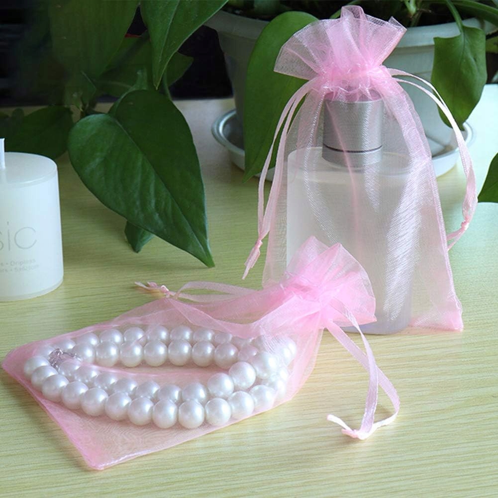 100 SZT. KOLOROWE WORECZKI Z ORGANZY 10 X 15 PREZENT PODZIĘKOWANIA ŚLUB Kod producenta COLOR