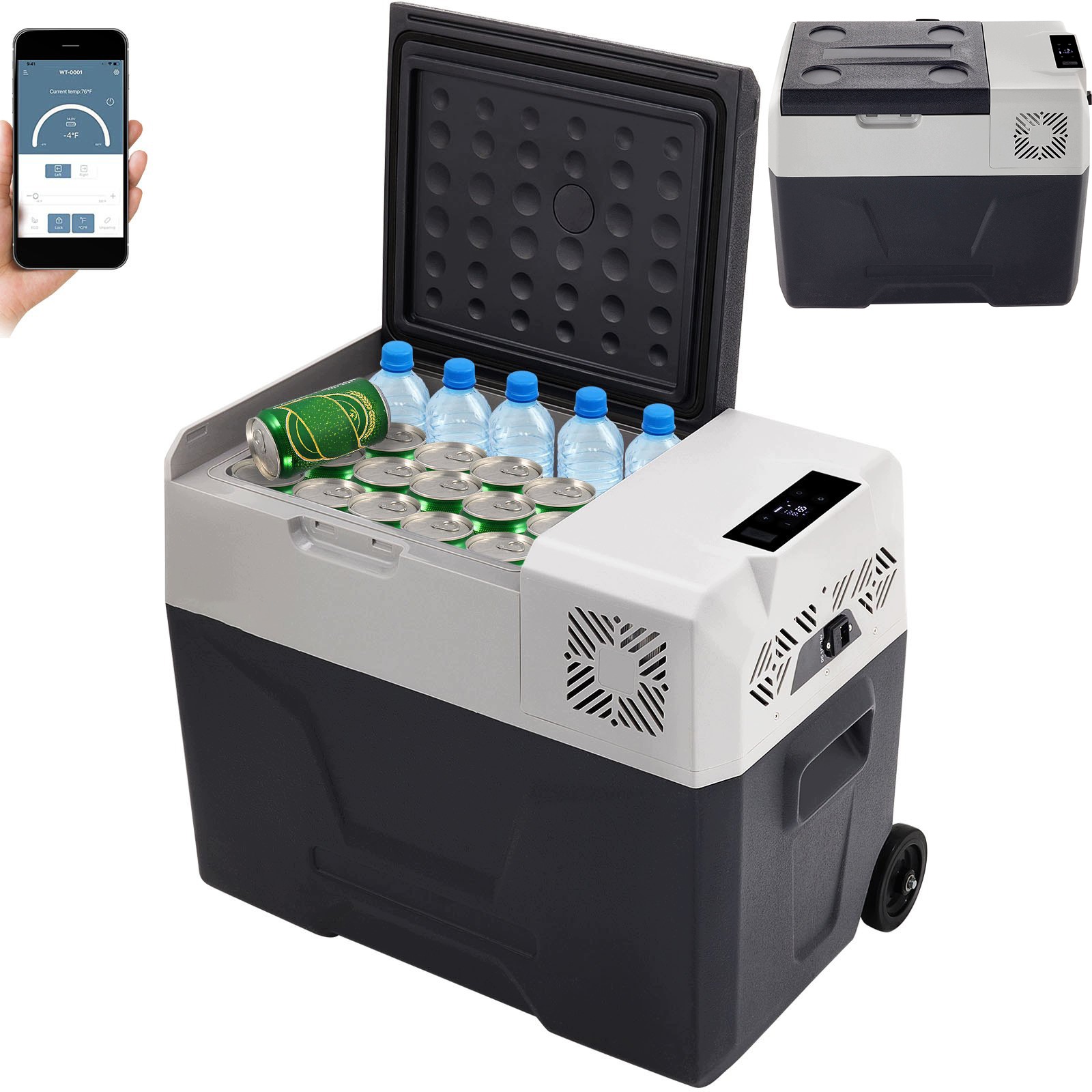 Przenośna Lodówka Samochodowa Kompresorowa 30L 12/24V i 100-240V na Kemping