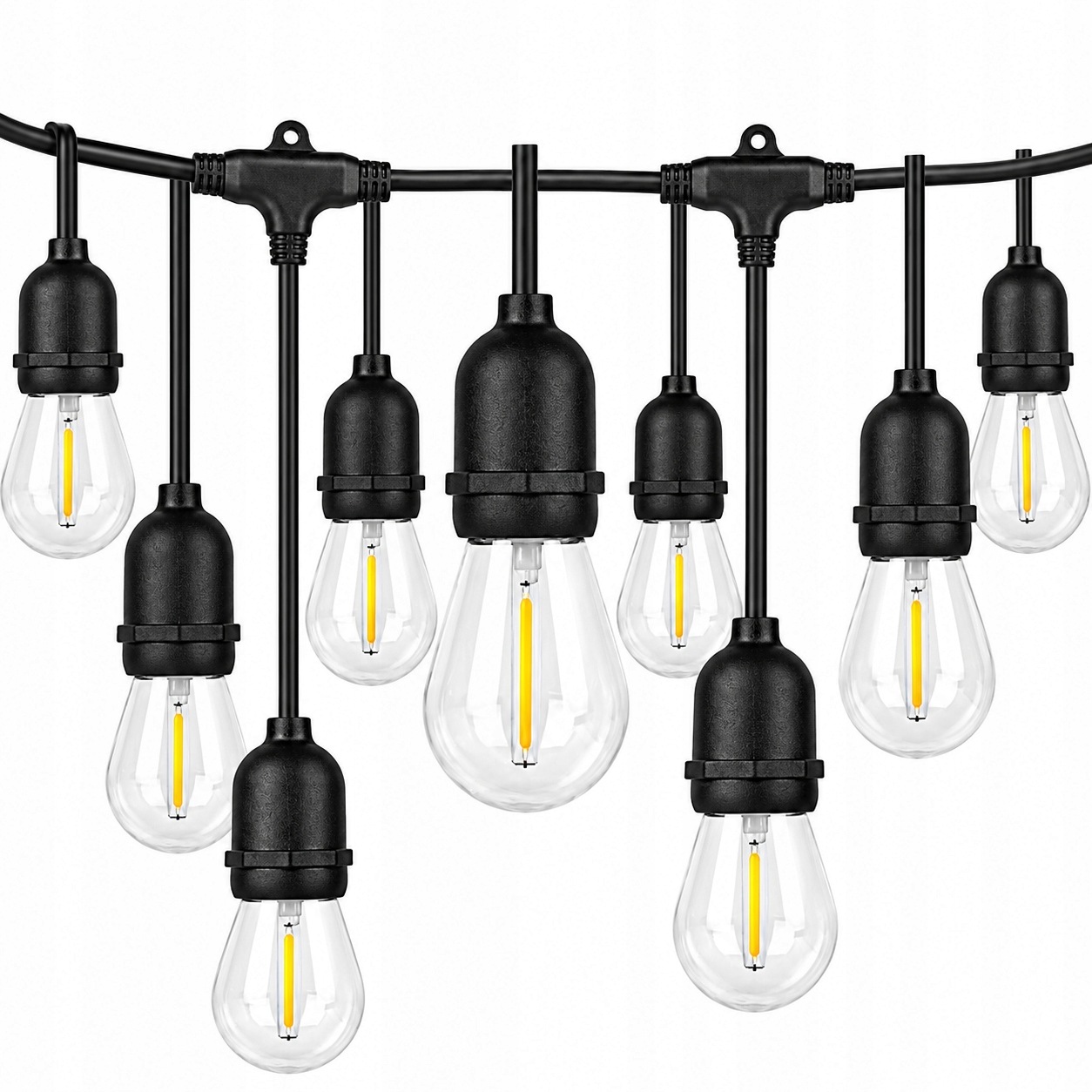 Zahradní světelná girlanda Led zahradní řetěz 15 m 15xE27 2700K 230V IP44