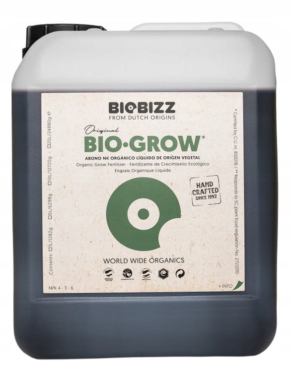 Nawóz Biobizz Bio Grow 5L bio nawóz na wzrost