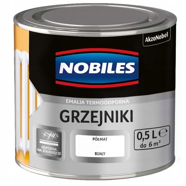 Farba do grzejników Nobiles Półmat 500ml