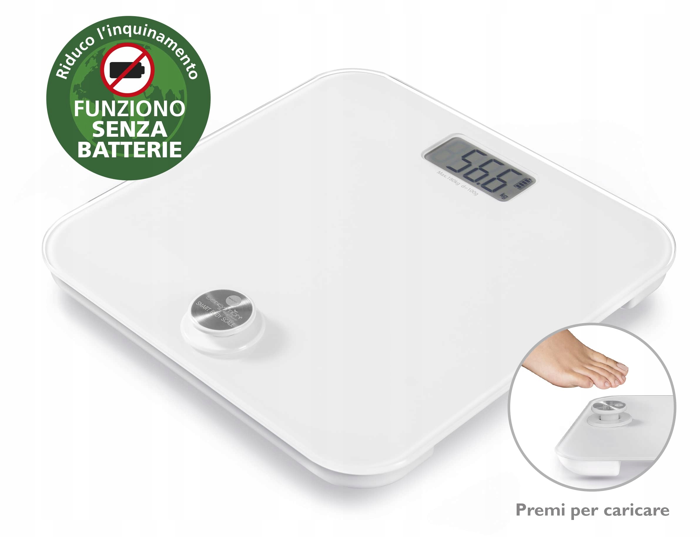 MACOM Sensation 869 Elektroniczna Waga Osobowa Bez Baterii — miniatura 4