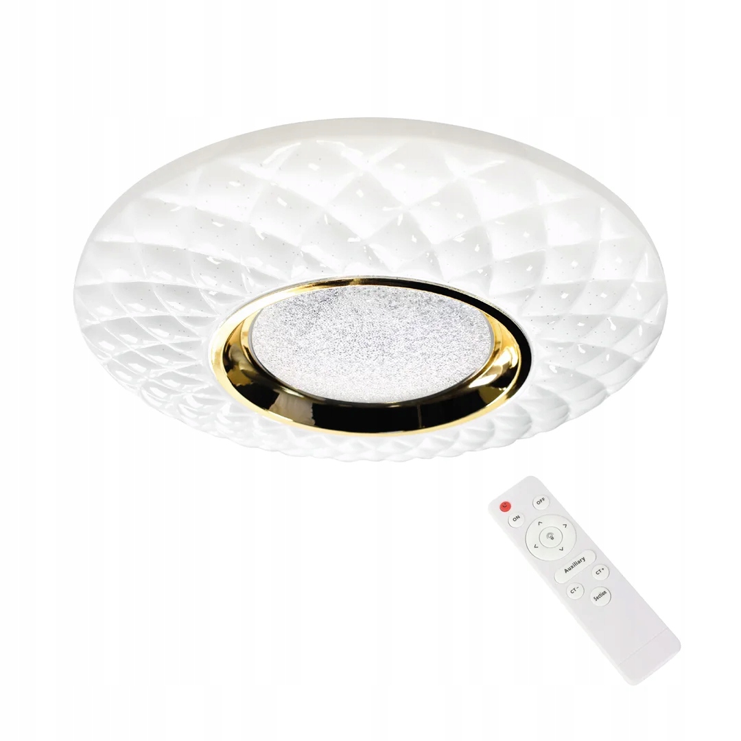 Led stropní svítidlo Stropní svítidlo s dálkovým ovládáním 24W hvězdicový efekt kulatý 40 cm Milagro