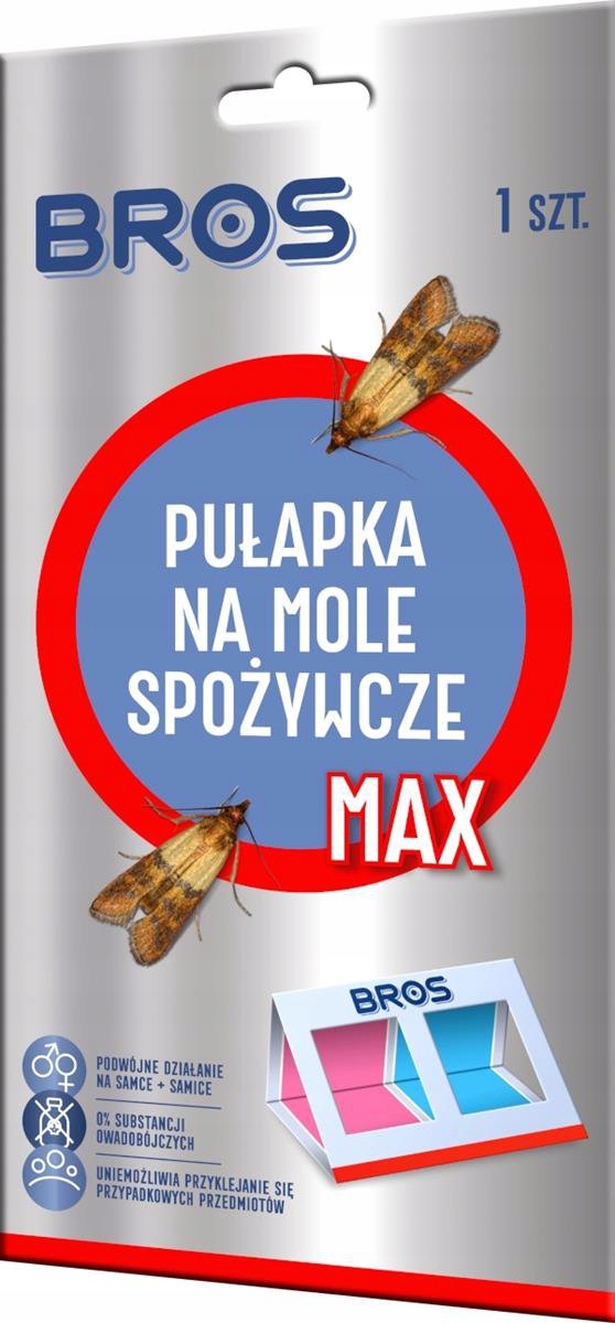 

Bros Składana Pułapka Na Mole Spożywcze Max