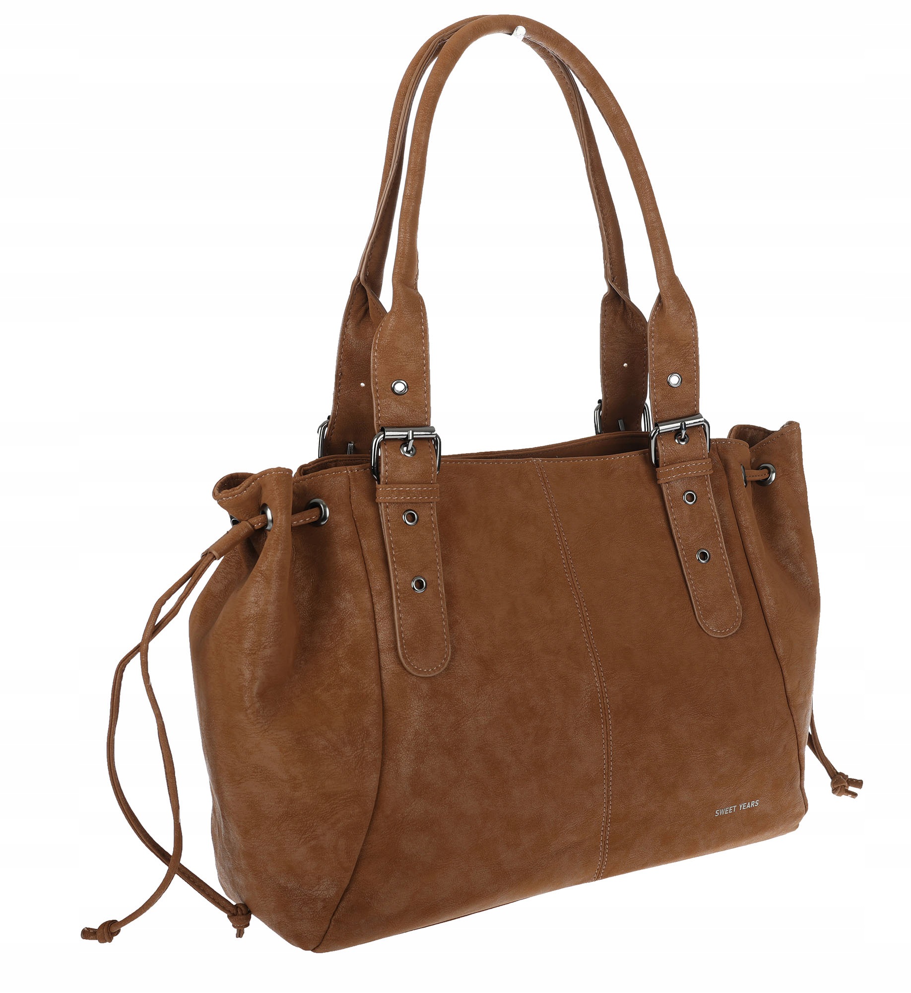 Dámská shopper kabelka A4 kufřík elegantní taška do práce NS977 Hnědá