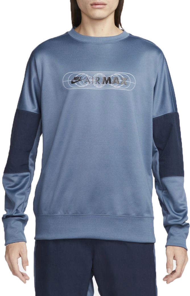 Rozepínací mikina Nike Nsw Air Max Pk Crew FB1437-491 vel. S