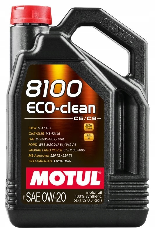 Olej Motul 0W20 5 l 8100 Eco Clean C5/C6