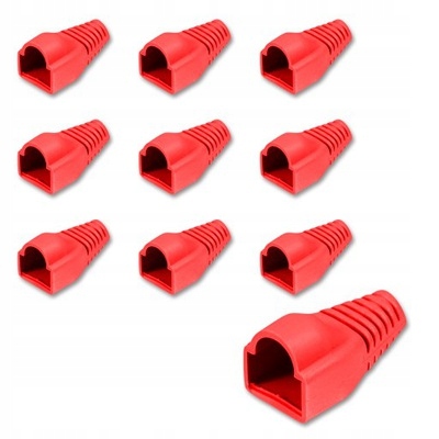 

Osłonka gumowa do wtyku RJ45 10 sztuk czerwona