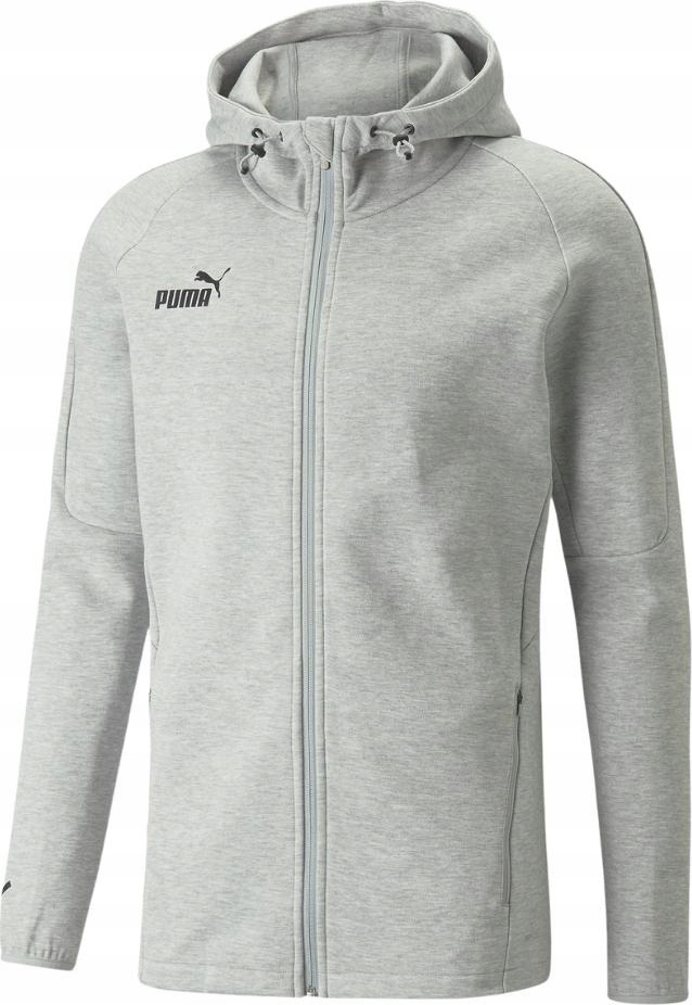 Pánská Mikina Puma Teamfinal Casuals Hooded Jkt Šedá 657383 33 vel. 2XL