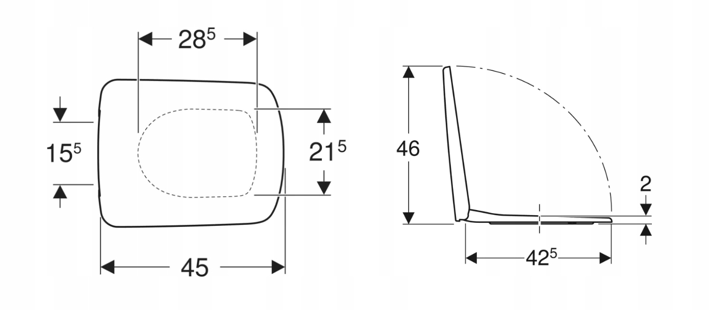 Koło/Geberit Nova Pro/Selnova deska sedesowa wc M30116000/502896001 Marka Koło