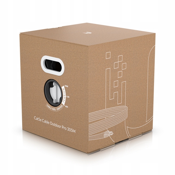 Ubiquiti Uacc Cable cat.5E Outdoor (305) biela UACC-Cable-C5E-Outdoor-For…