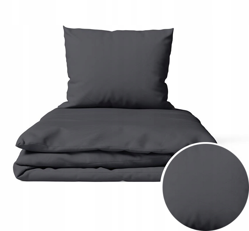 Hotelové Povlečení 160x200 1 povlak na polštář 100% Bavlna , barva: Grafit