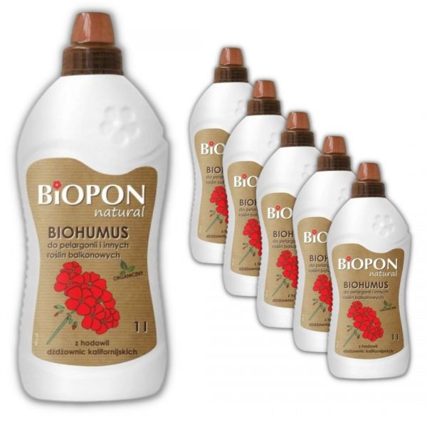 

Biopon Nawóz do pelargonii i roślin balkonowych x6