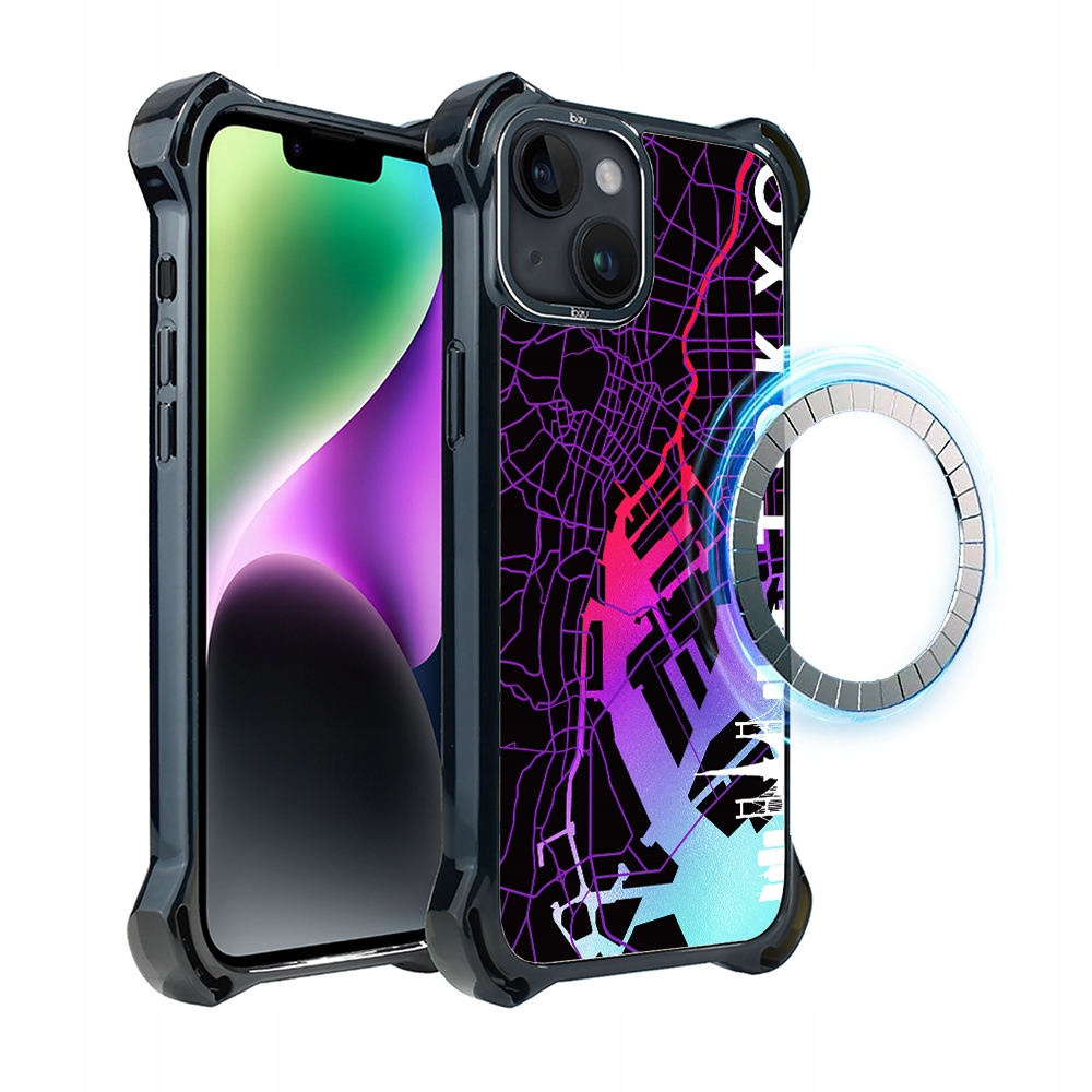 Pouzdro pro iPhone 14 Plus Ibizu DropGuard Ultra s MagSafe, Tokyo