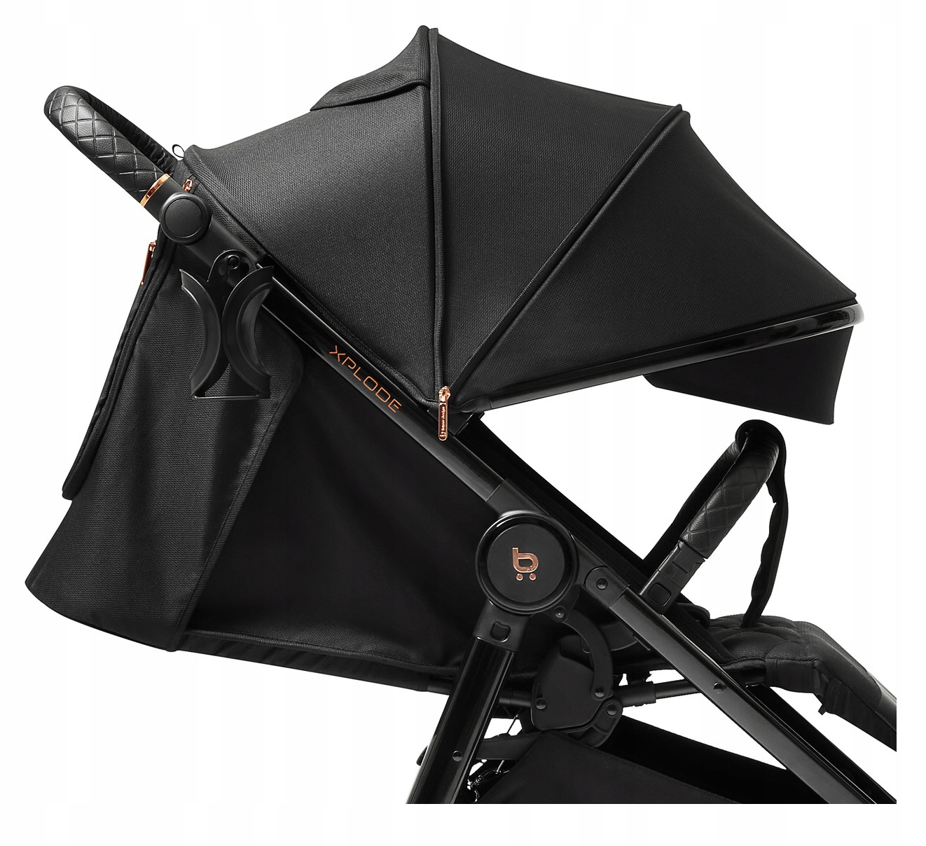 FUTURE DESIGN WÓZEK SPACEROWY XPLODE CHROME JET BLACK Model Xplode