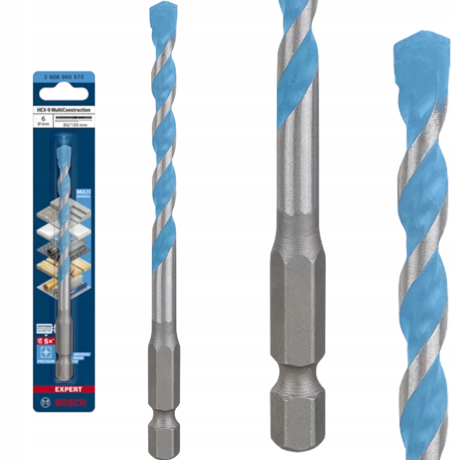

Bosch Wiertło uniwersalne 6x90x150mm HEX-9 Expert
