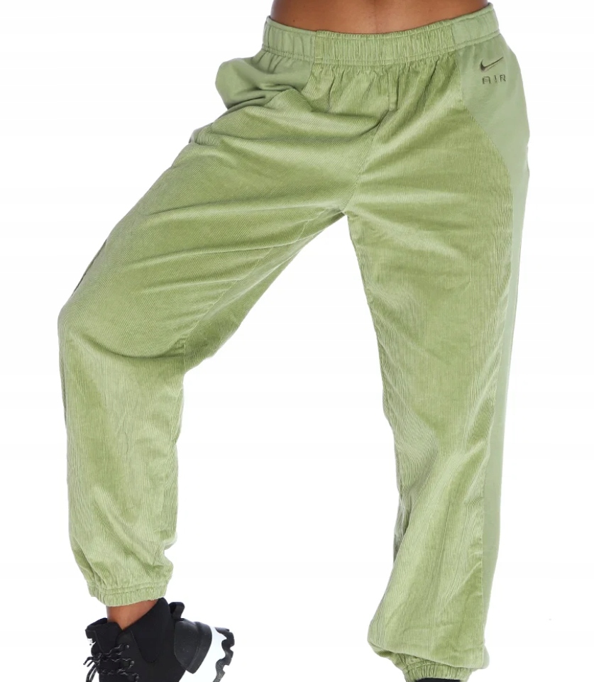 Dámské kalhoty Nike Air Fleece Joggery Volné Tóny manšestru DQ6926-334 M