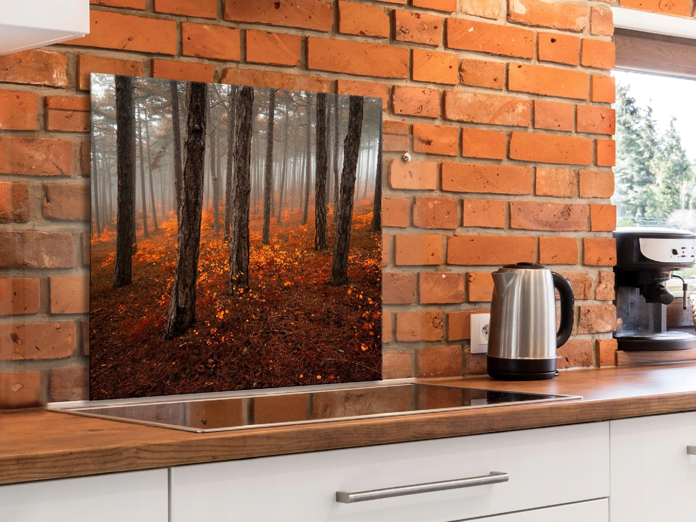 Skleněný Kuchyňský Panel 80x80 c-A-0170-aq-a