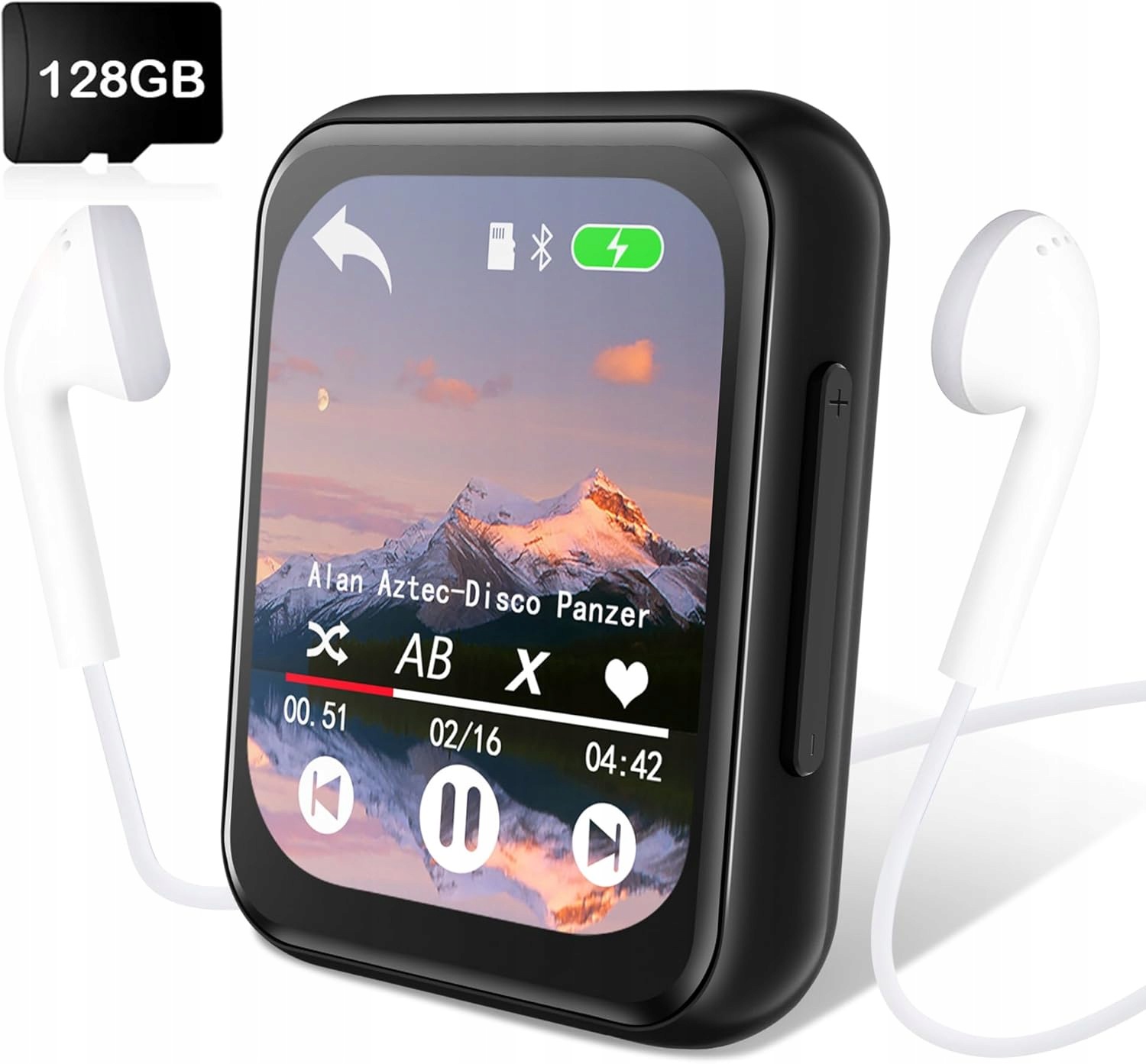 Odtwarzacz MP3 128 Gb Przenośny Cyfrowy Dźwięk Hifi Aimoonsa D30