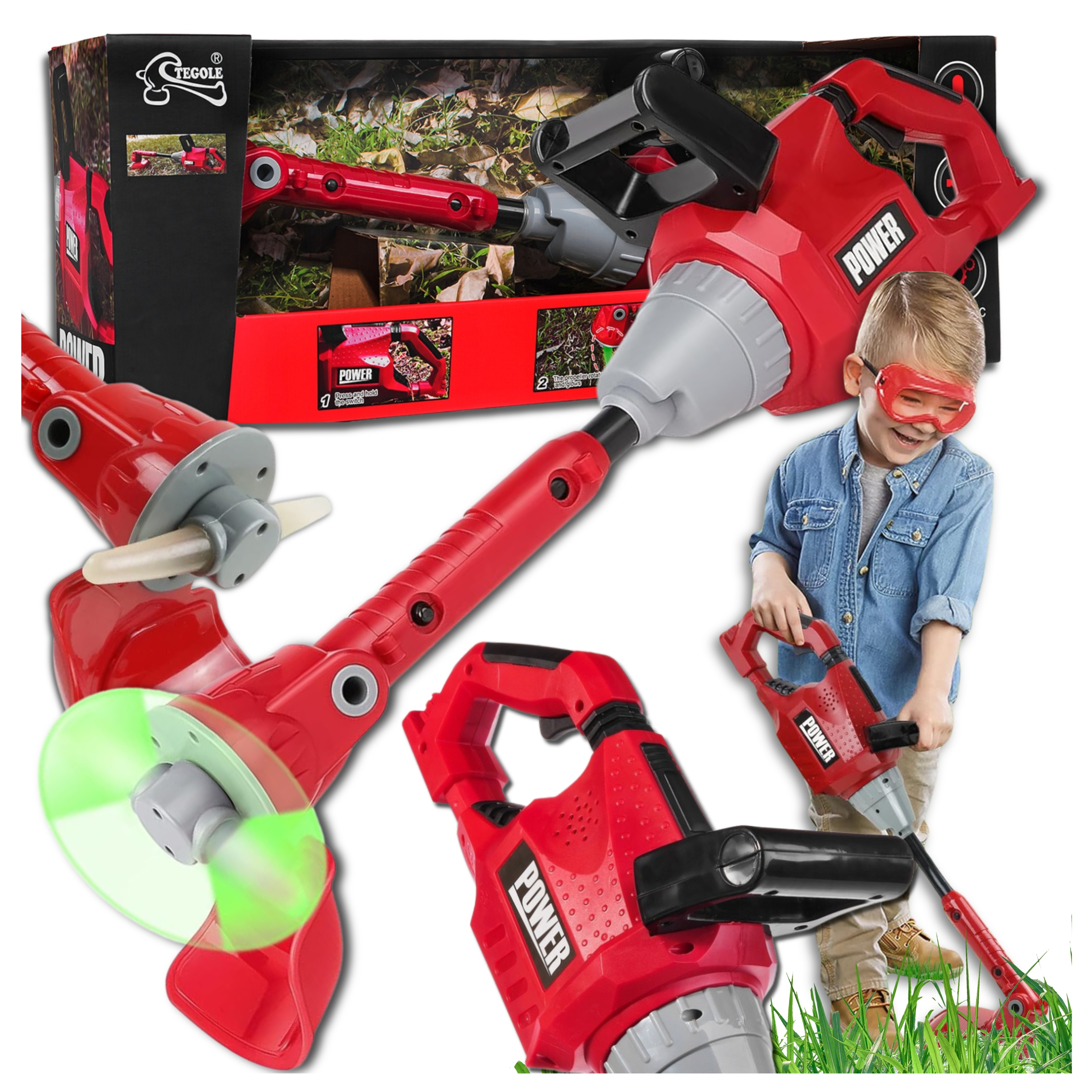 KOSA SPALINOWA PODKASZARKA KOSIARKA DO TRAWY WYKASZARKA ŚWIATŁO DŹWIĘK