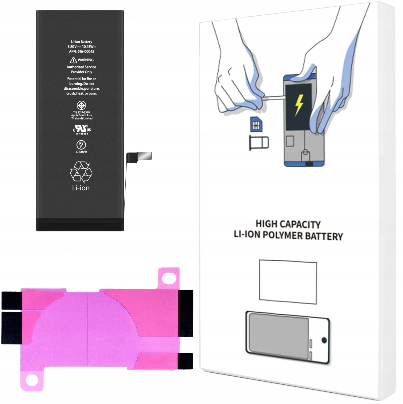 Bateria Do Apple iPhone 6S Plus PHONE LOVE 2750 mAh