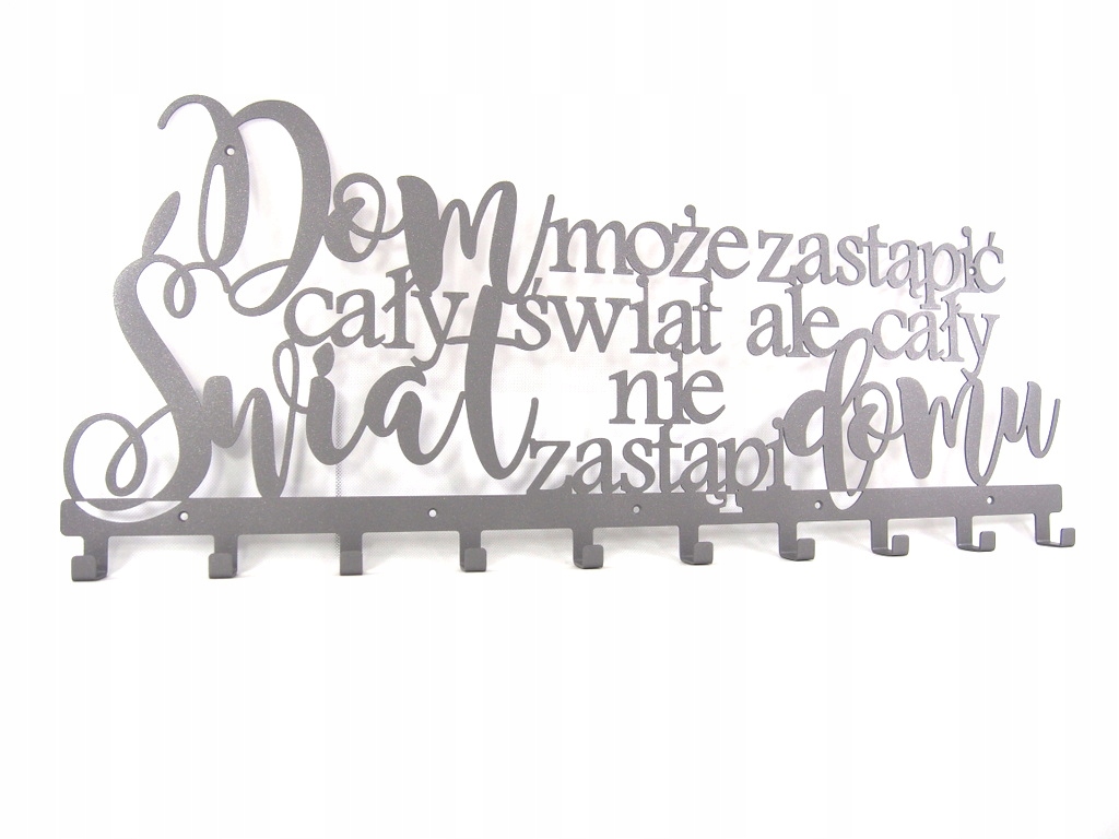 Věšák na oblečení Klíče Nástěnné bundy do předsíně Šedá Bílá Závěsná