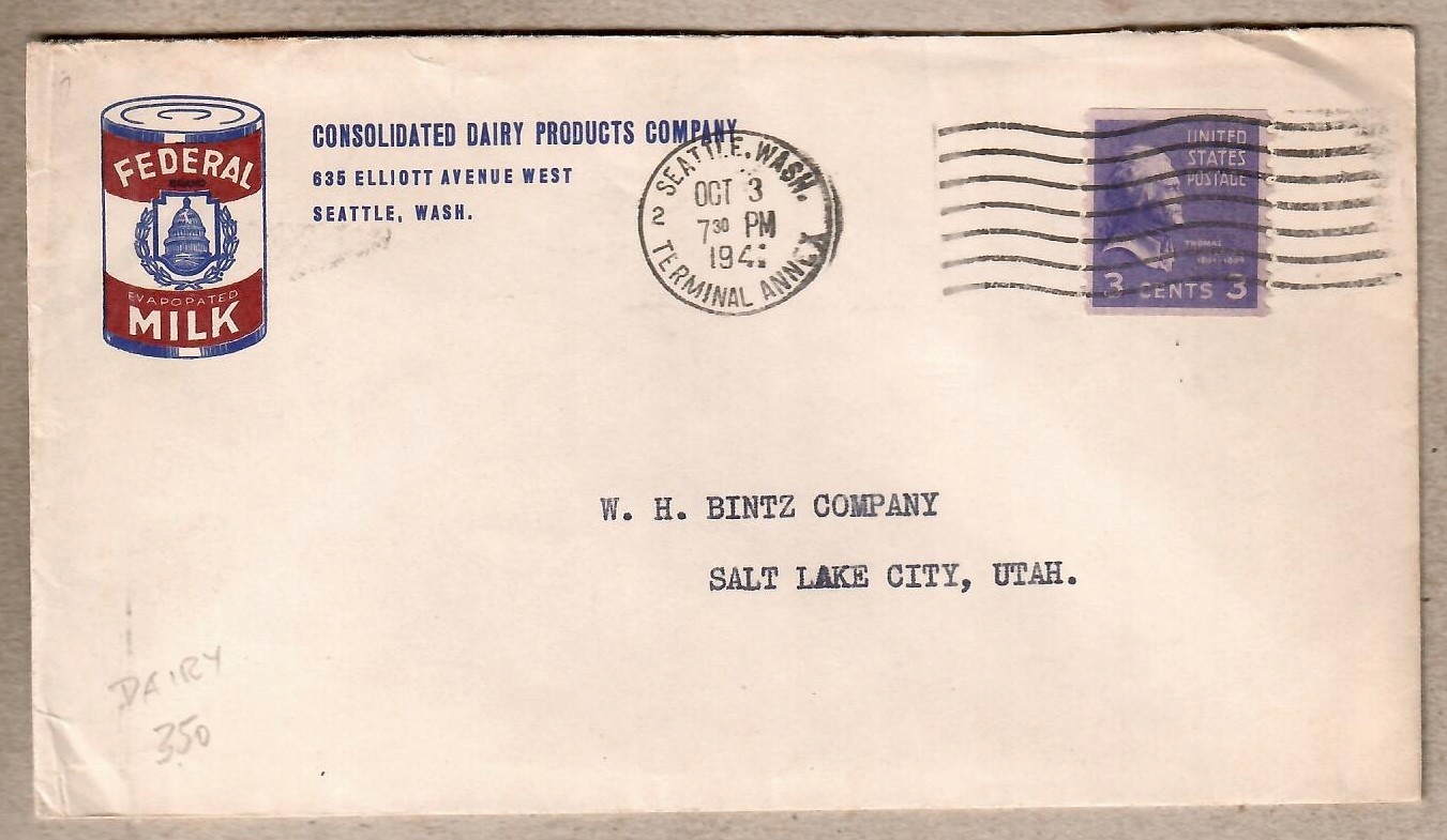 USA, 1941 r. , koperta