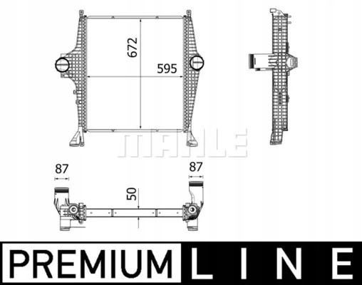INTERCOOLER BEHR PREMIUM LINE MAHLE Producent części Mahle