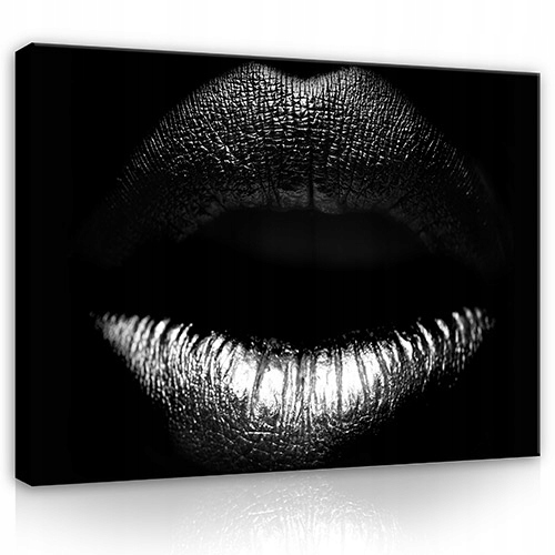 Obraz Do Ložnice Ústa Žena Na Plátně Stěna Moderní Velký XXL 120x80