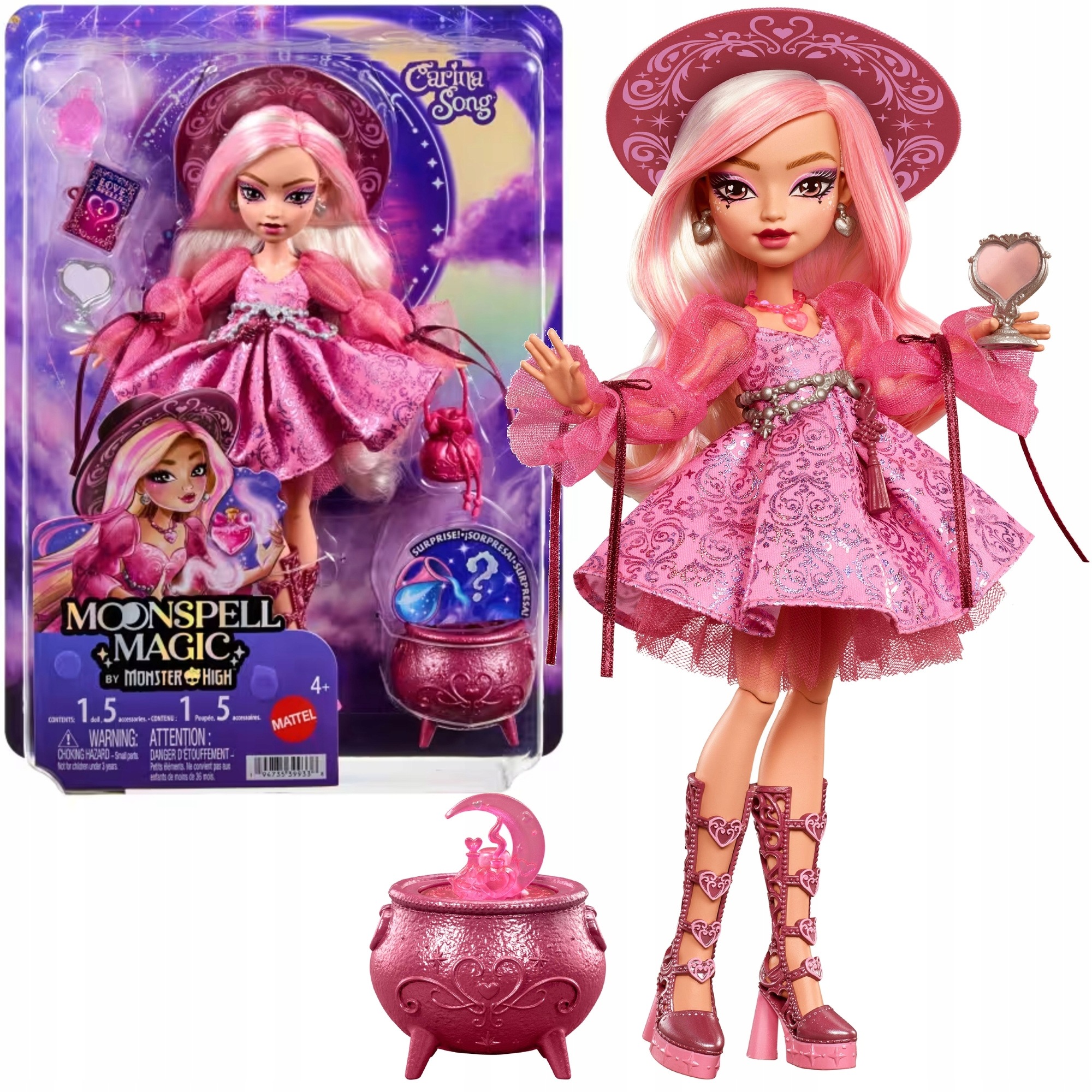 Monster High Czarownica Miłości Mattel