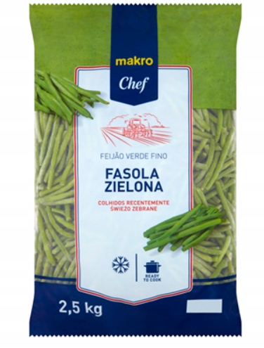 Levně Metro Chef Mražené zelené fazole 2,5 kg