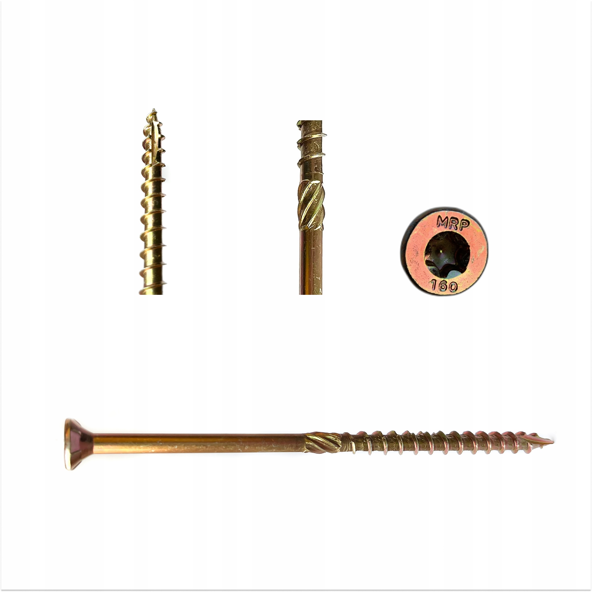 

Wkręty ciesielskie stożkowe 3,5x35 mm Torx 250 szt