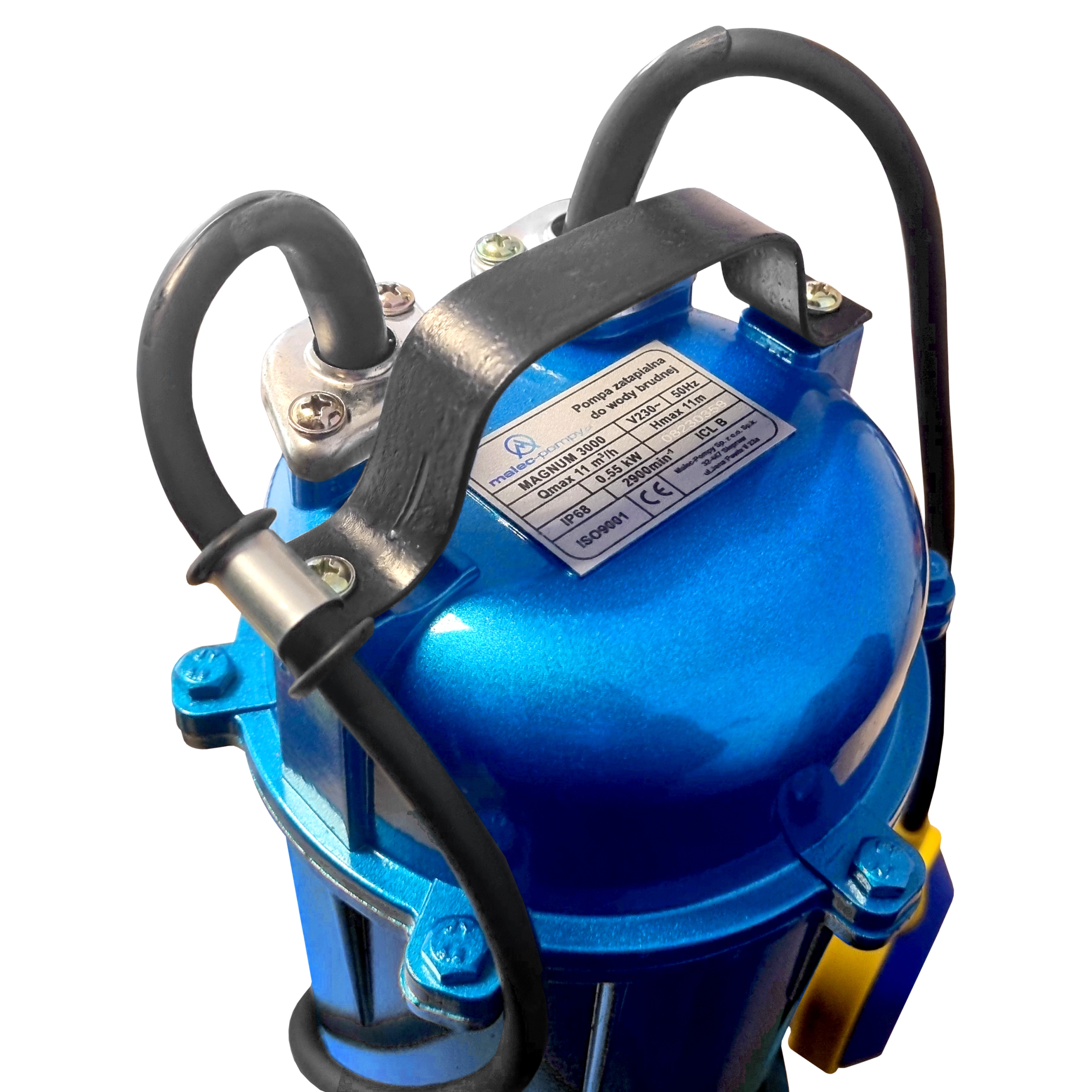 MALEC MAGNUM 3000 POMPA DO WODY BRUDNEJ SZAMBA ŚCIEKÓW ZATAPIALNA PŁYWAK Producent Malec-Pompy