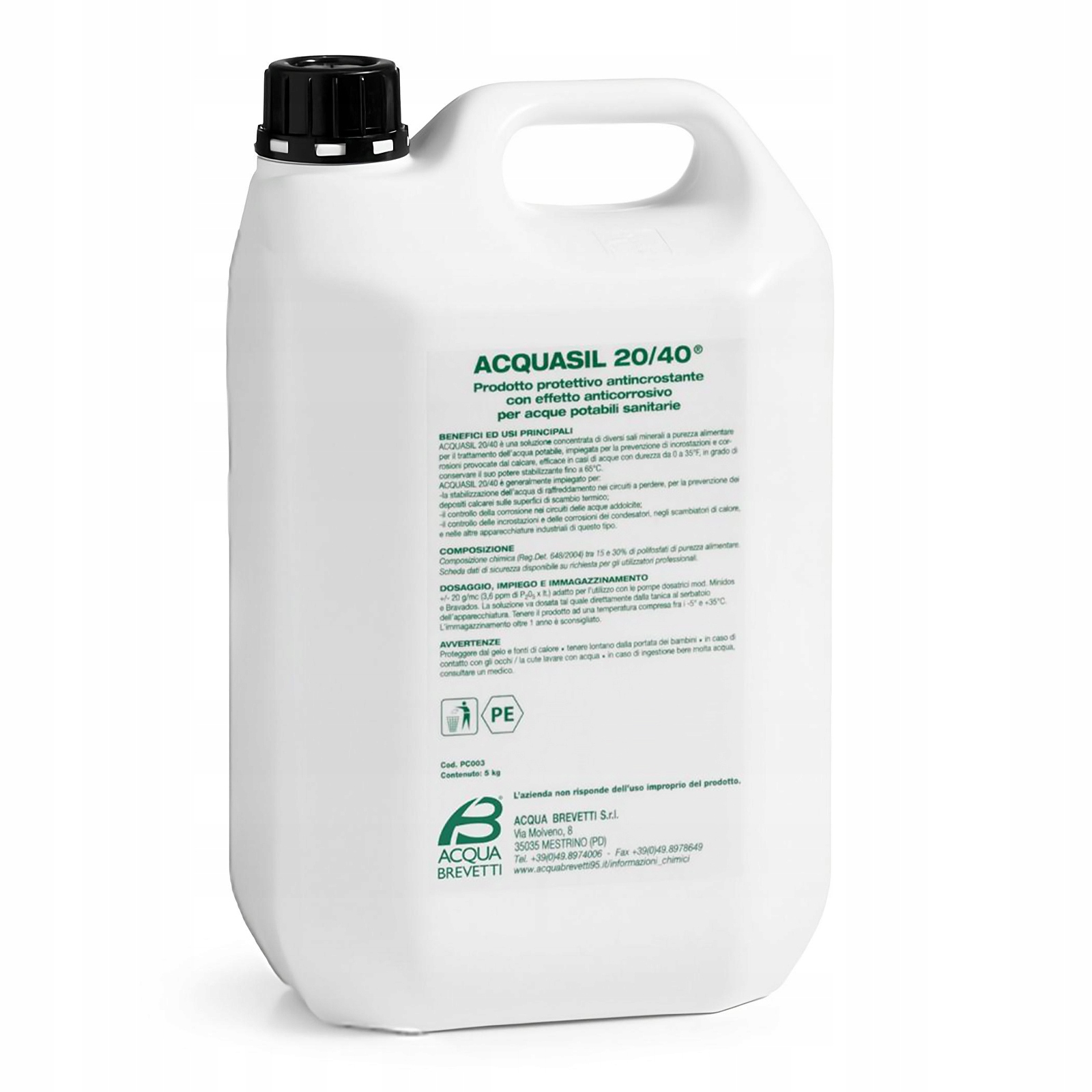 Acqua Brevetti AcquaSIL 20/40 – 5 l – antikorózny a anti-sedimentový prípravok