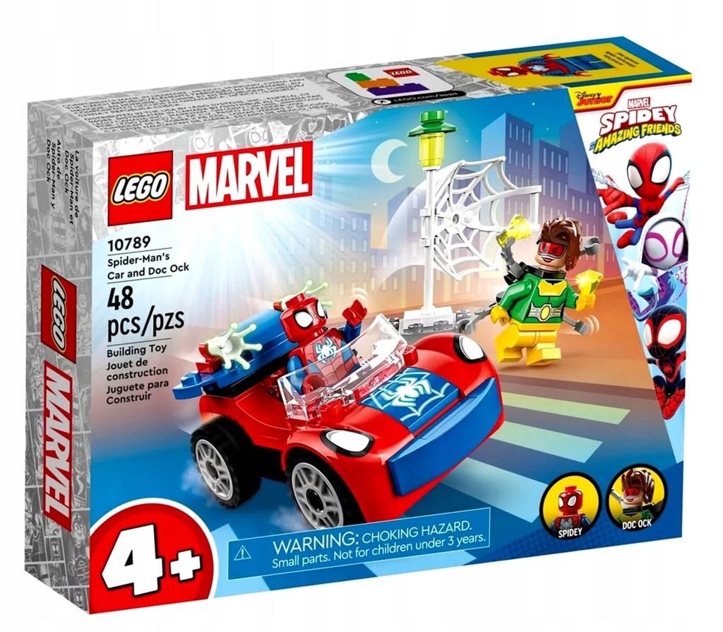Lego MARVEL 10789 Samochód Spider-Mana i Doc Ock Marka LEGO