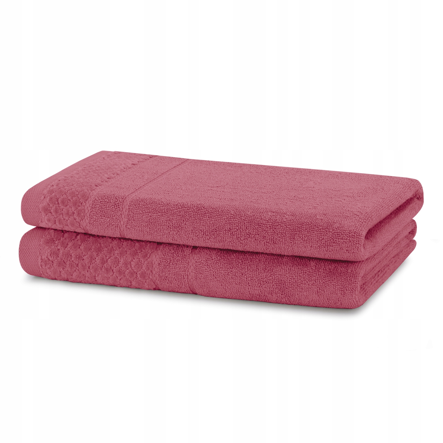 

Ręcznik gładki komplet Róż kąpielowy bawełniany