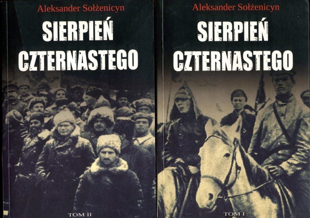 Sierpień Czternastego Komplet Sołżenicyn Folia