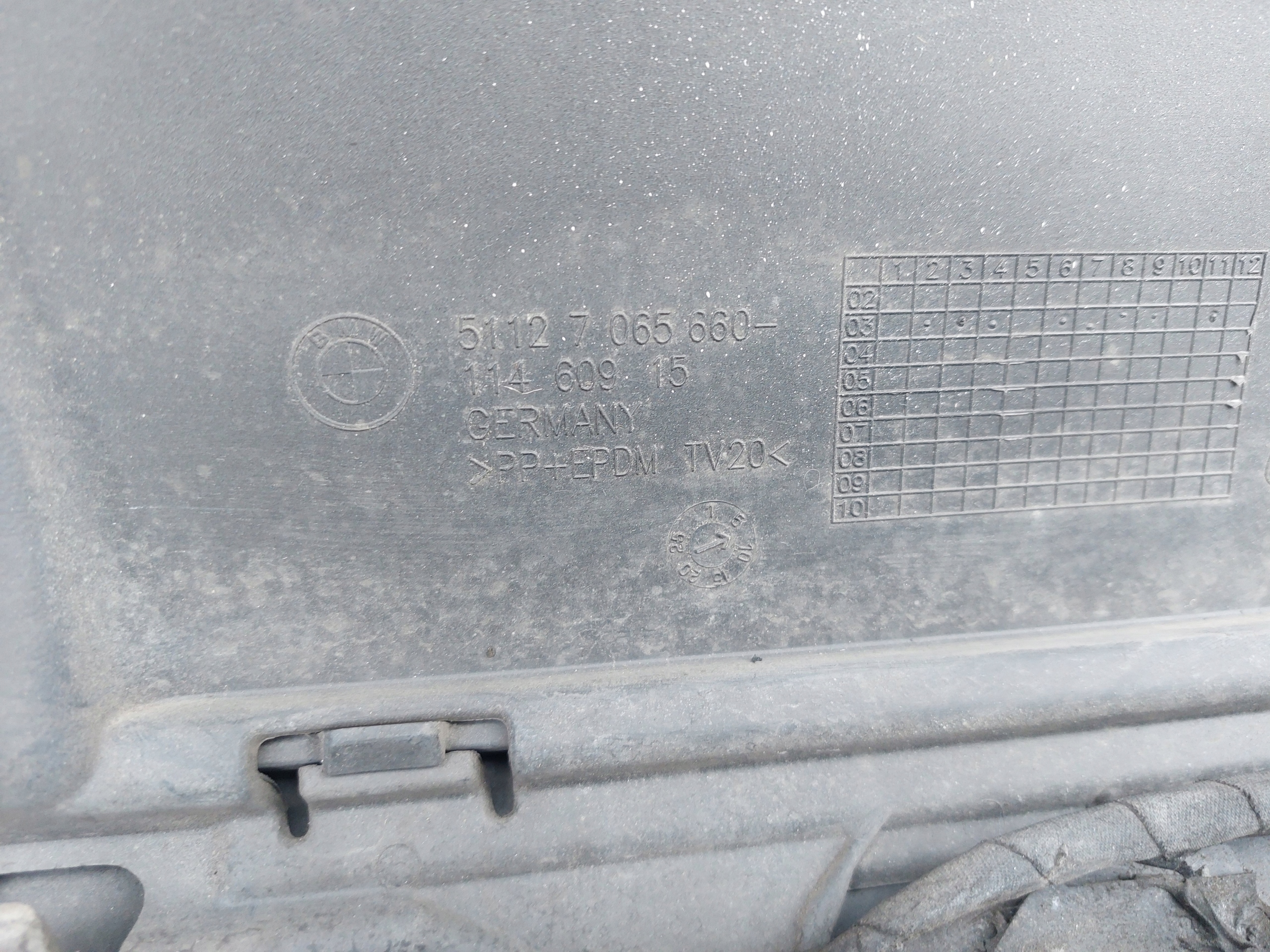 Stoßstange heck BMW 6 E63 PDC 03r 475