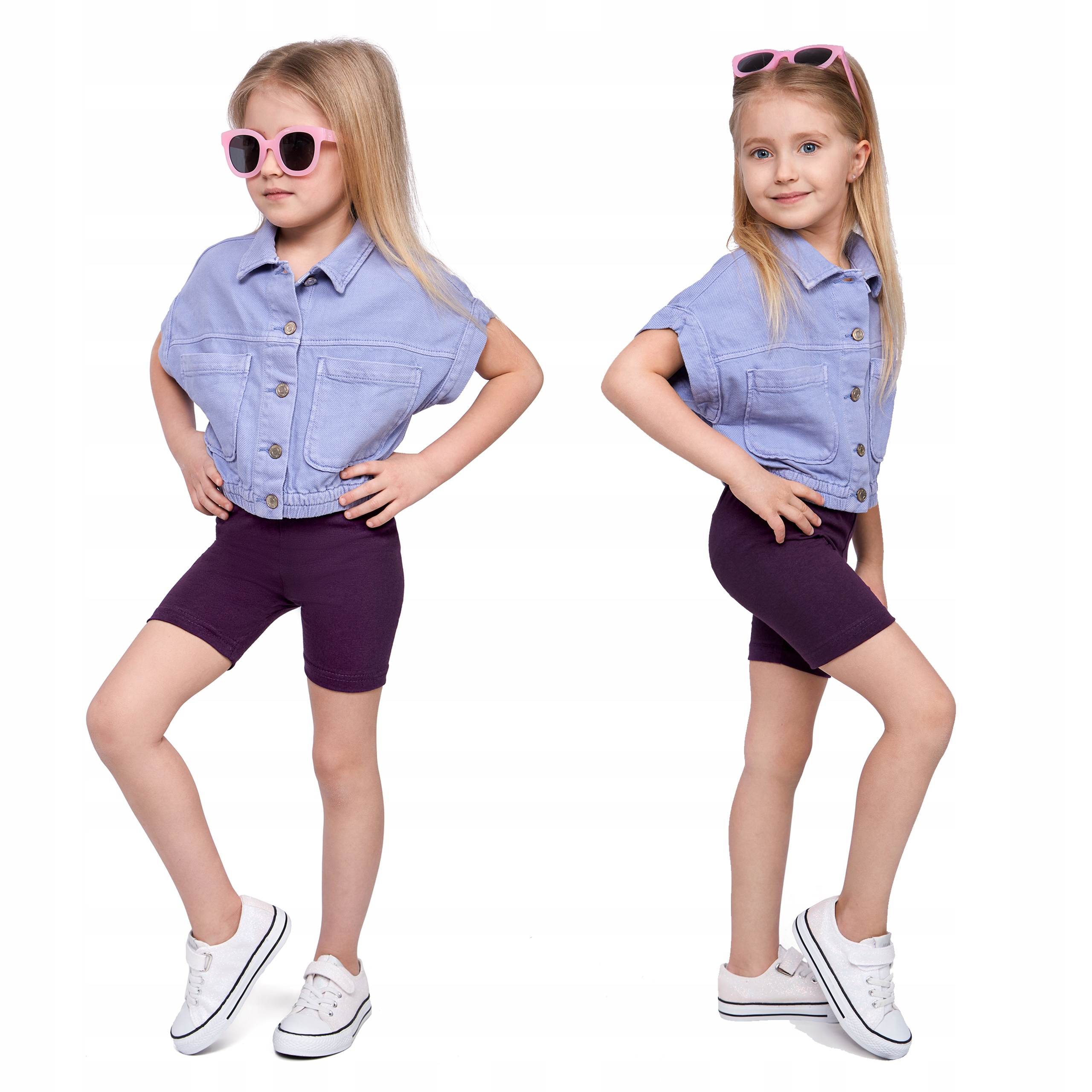 

Dziecięce Legginsy 1/2 Krótkie Getry Kolarki
