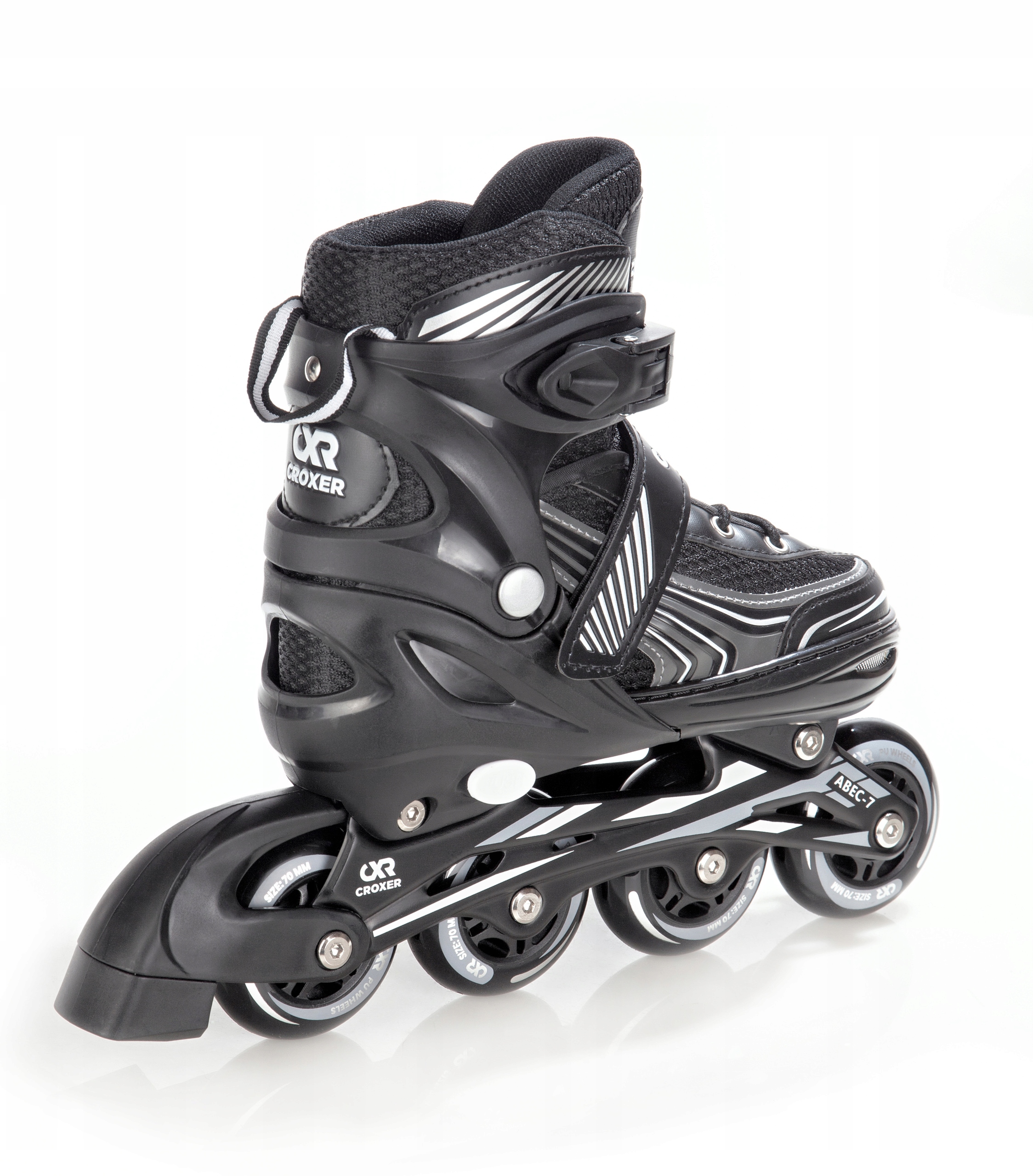 Rolki-Wrotki Regulowane 3w1 Croxer Optima Black 39-42 Model Optima