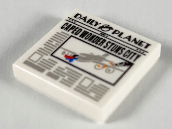 

Lego płytka 2x2 gazeta Daily Planet 3068bpb1290