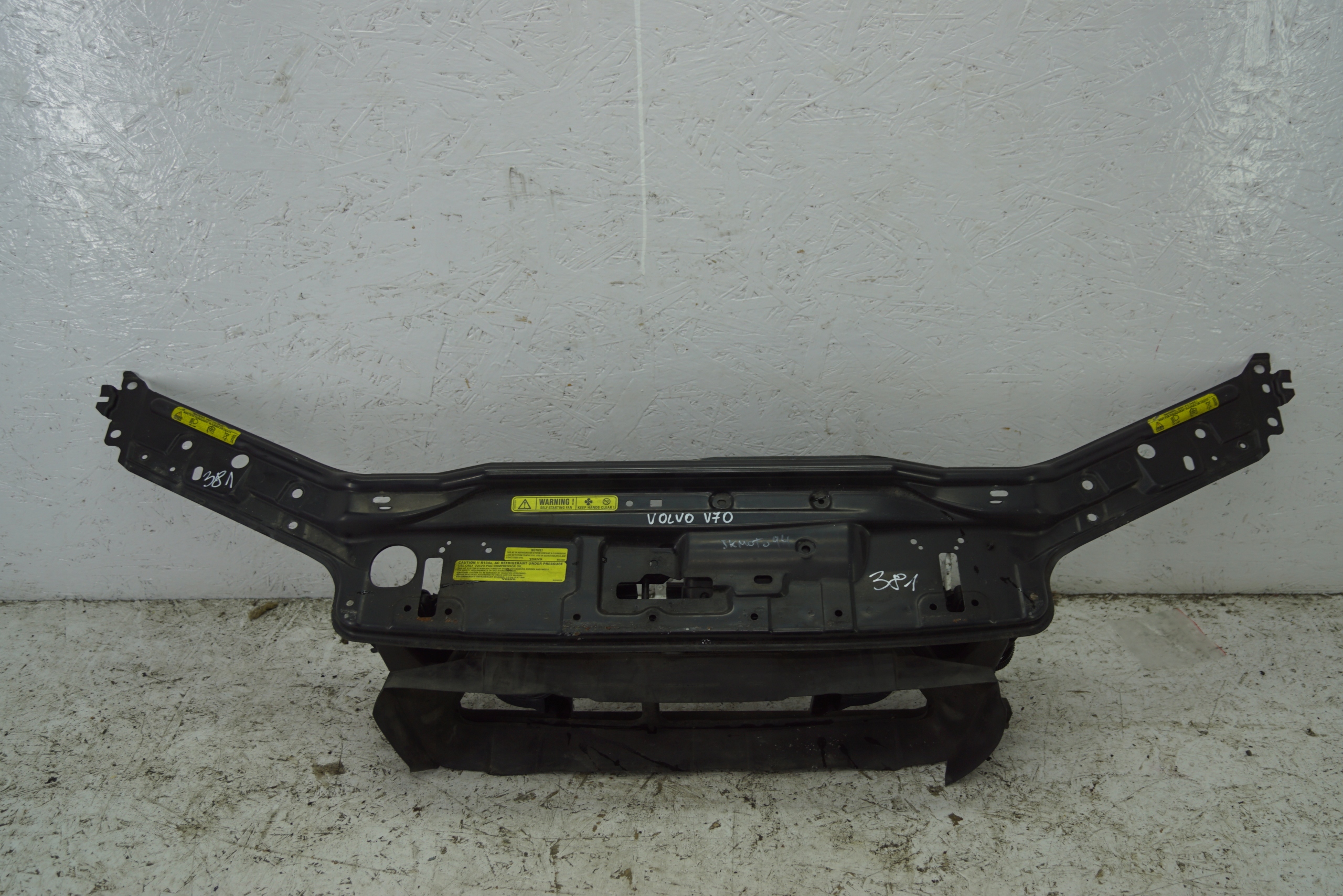 support panel for radiators pillar iron VOLVO V70 XC70