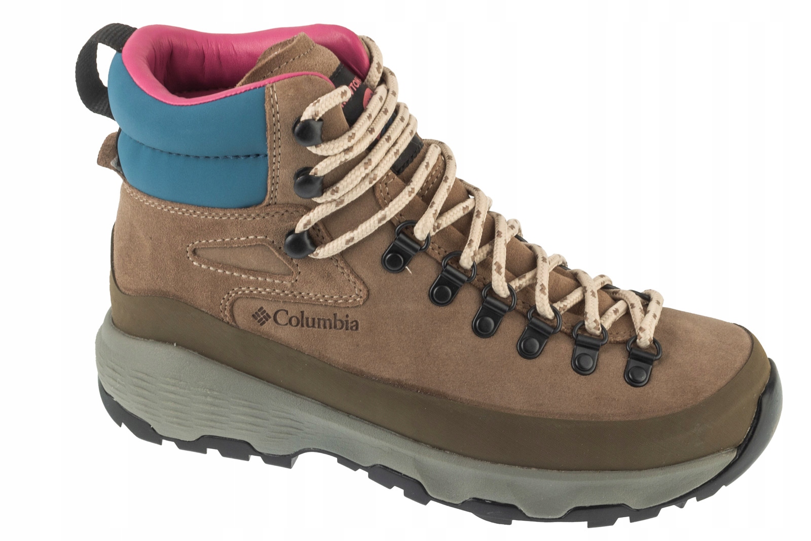 Columbia Newton Alpine Pt [37] Dámské semišové trekové boty hnědé barvy