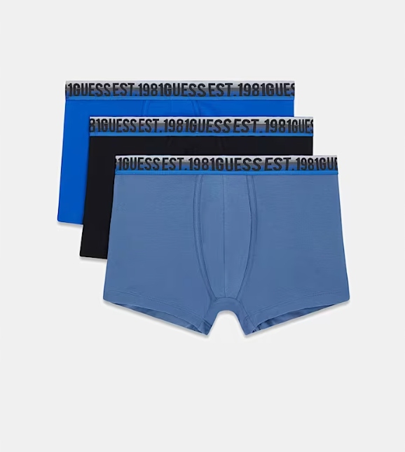 Boxerky, tanga, slipy Guess trunk 3pack