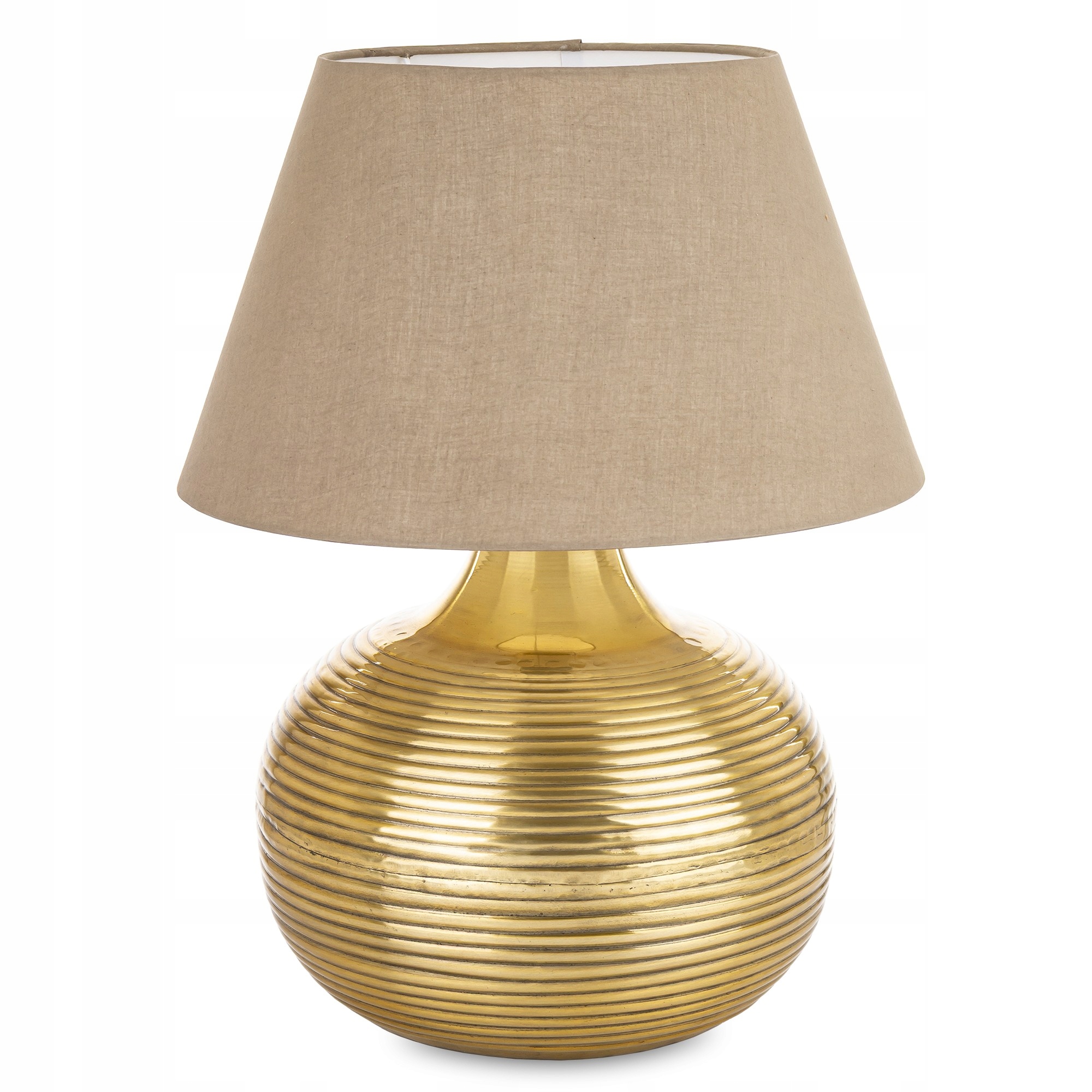 Nočná lampa do spálne Stolová lampa Zlatá Béžová Retro Loft Kov