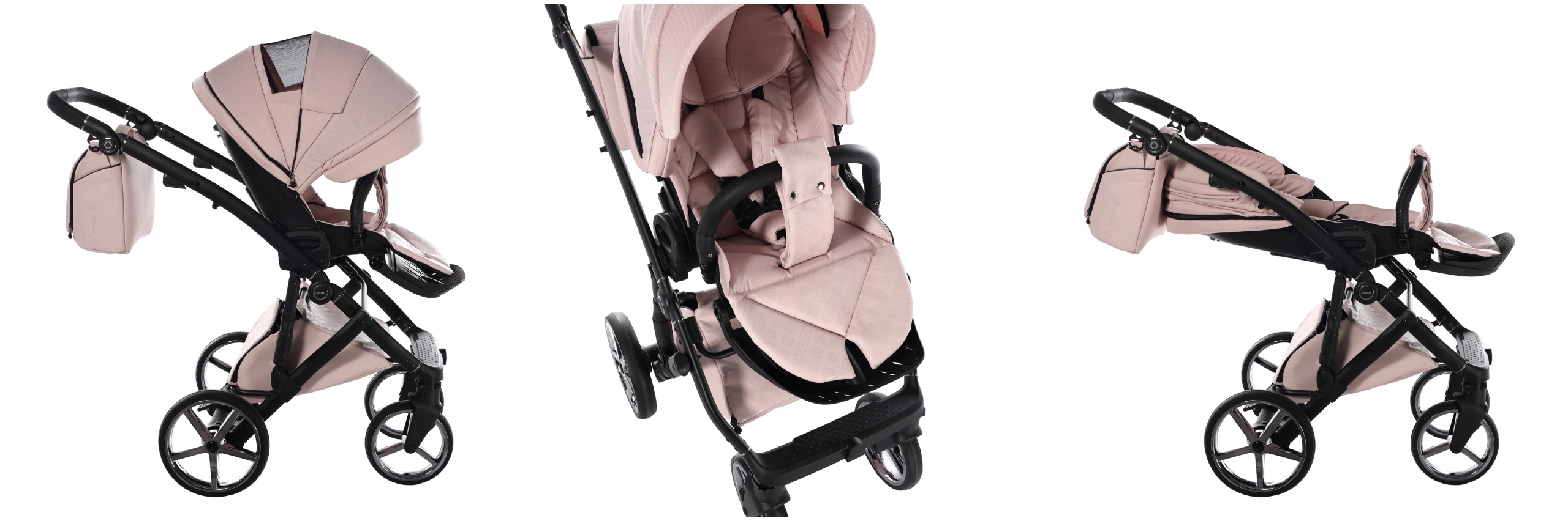 WÓZEK DZIECIĘCY 4W1 Tako Imperial NEW JASNY RÓŻOWY 05 Liczba kół 4