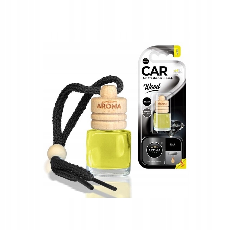 

Odświeżacz Powietrza Aroma Car Wood Black Klasyk