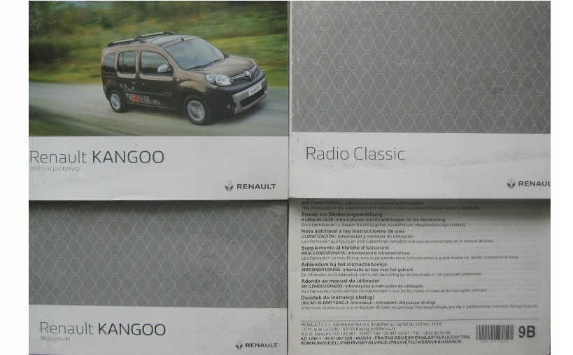 RENAULT KANGOO 13-21 польське керівництво Kangoo II